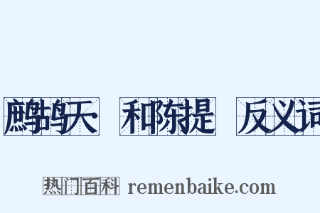 鹧鸪天·和陈提幹反义词是什么意思的图片